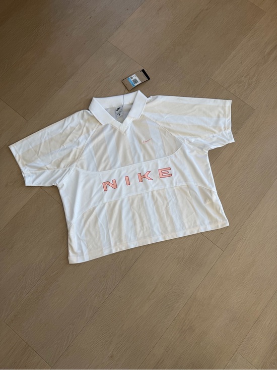 Nike Tops - Nike White Polo Crop Top